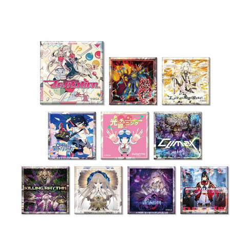 『CHUNITHM』トレーディング CHUNITHM スクエア缶バッジ(単位/BOX)【202510再販】